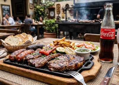 Parrillada Simple + Coca Cola